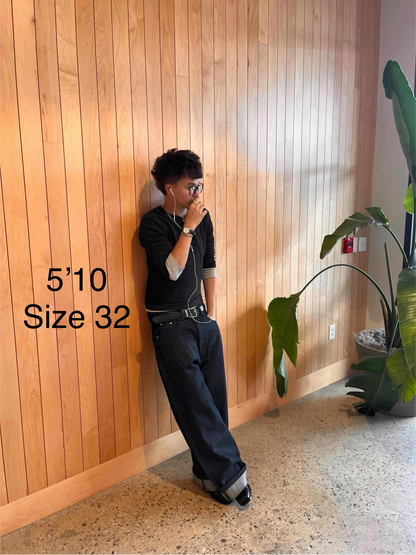 14oz Dark Blue Raw Japanese Denim