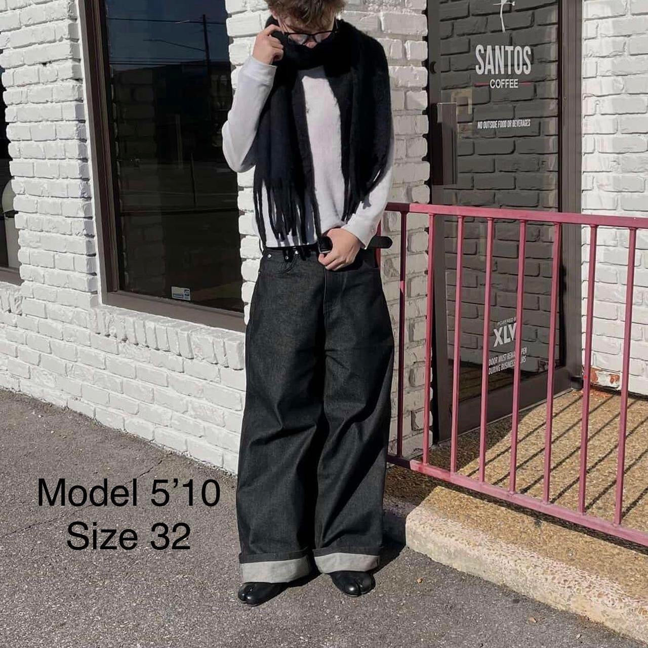 14oz Black Raw Japanese Denim