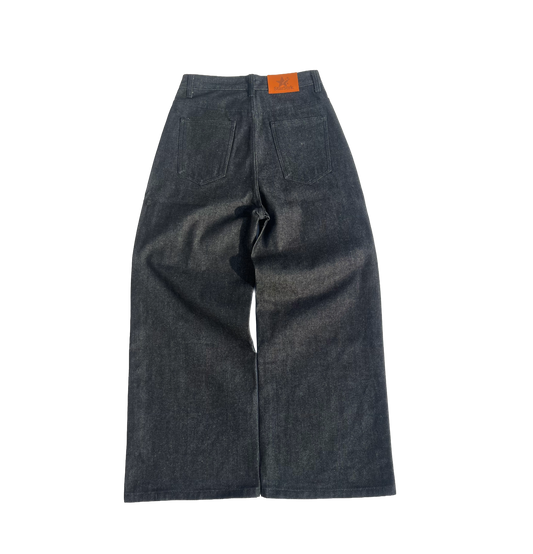14oz Black Raw Japanese Denim
