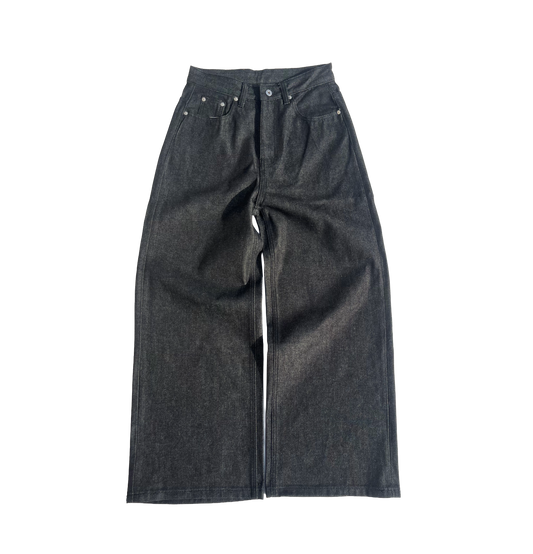 14oz Black Raw Japanese Denim